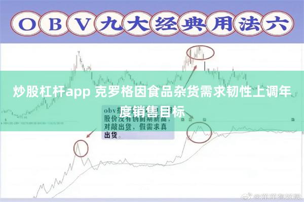 炒股杠杆app 克罗格因食品杂货需求韧性上调年度销售目标