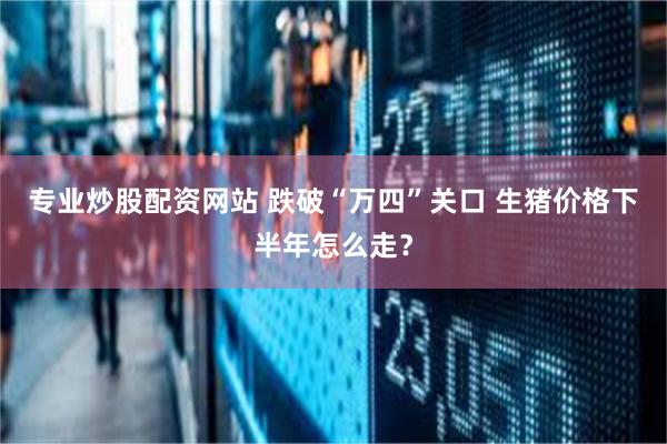 专业炒股配资网站 跌破“万四”关口 生猪价格下半年怎么走？