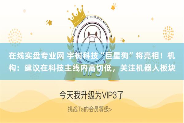 在线实盘专业网 宇树科技“巨星狗”将亮相！机构：建议在科技主线内高切低，关注机器人板块